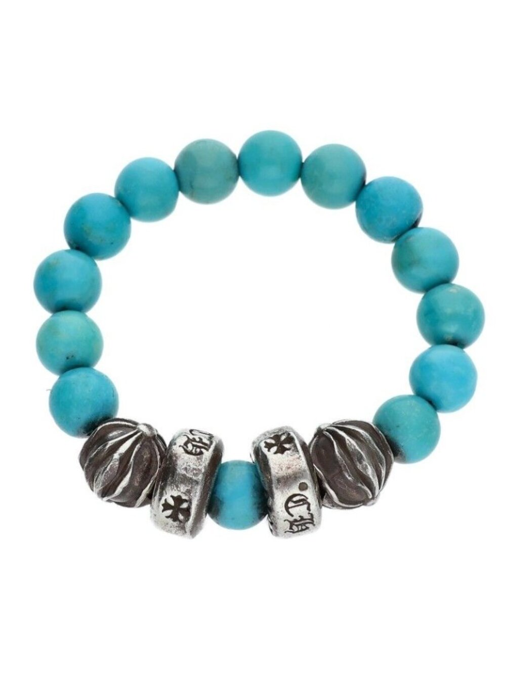 Chrome Hearts Bead Ring Beads Turquoise